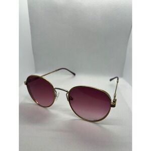 Porta Romana 1250 Sunglasses Oval Gold Frame Purple Lens Italy Designer